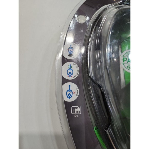 Seac FULL FACE MAGICA L/XL GREY CLEAR/ GREEN LIME Mask Snorkel - Picture 3 of 10